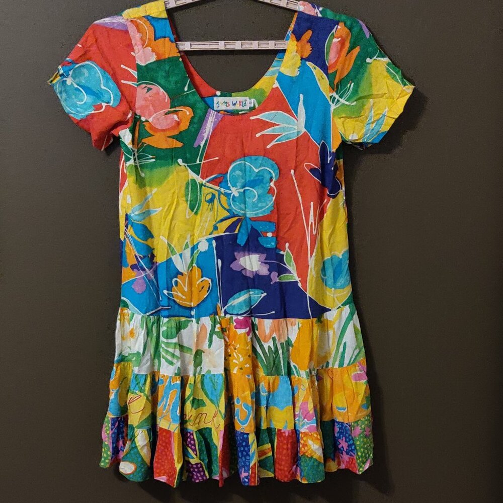 Jams World Vintage Hattie Dress In Wax Flower SIZE SMALL